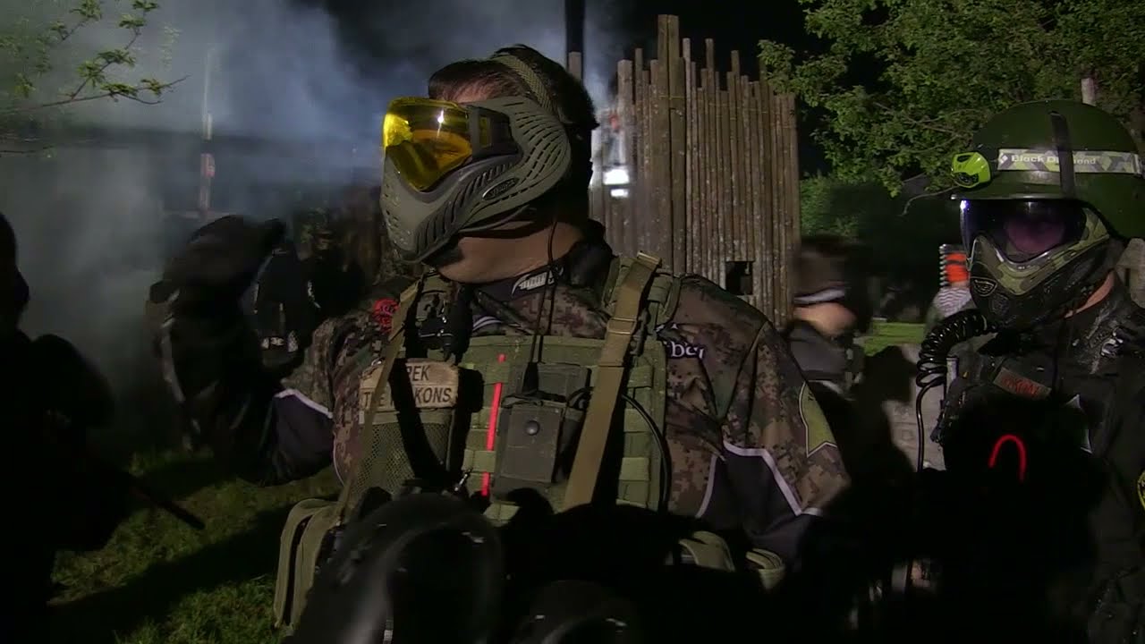 Amazing Paintball Night Game Footage SuperGame 46 YouTube