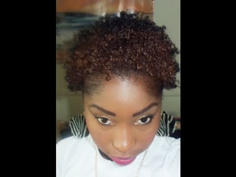 How To Do A Mini Twist-Out on TWA - YouTube