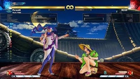 Rose s HP V Trigger 2 Activation Meterless Restand to Meaty Tick Throw Setup Combo SFVCES5