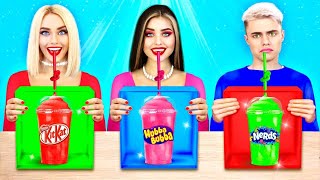 Mystery Box Challenge | Don't Choose the Wrong Mystery DRINKS and FOOD! Taste Test by RATATA YUMMY