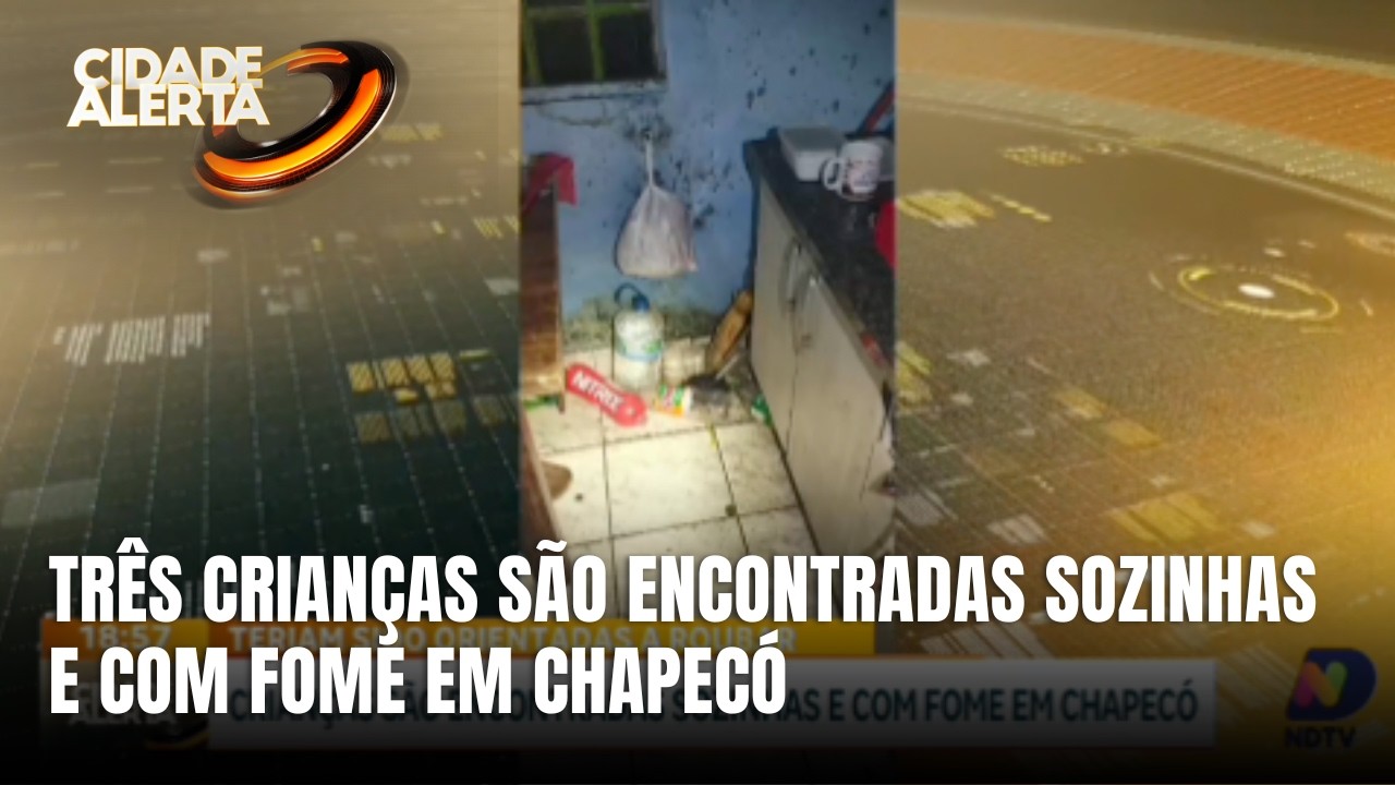 Crianças encontradas com fome em Chapecó teriam sido orientadas a furtar
