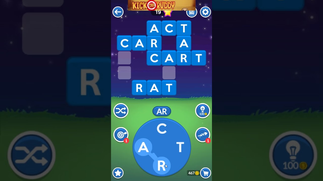 Word Toons level 91