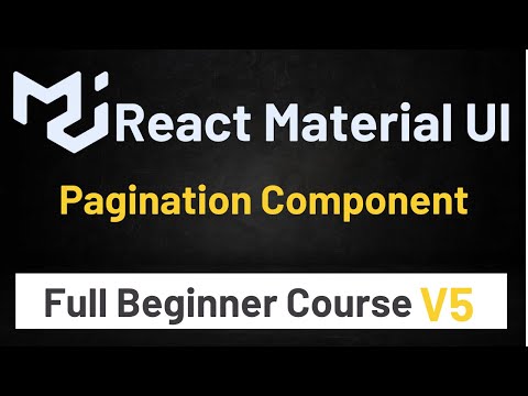 How To Use Material UI Pagination Component In React Tutorial #17 | Material UI V5 | Urdu/Hindi