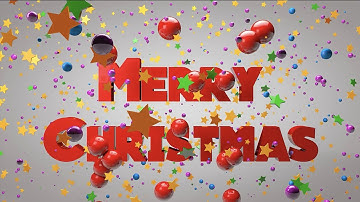 Cinema 4D Beginner Tutorial - Merry Christmas Motion Graphics