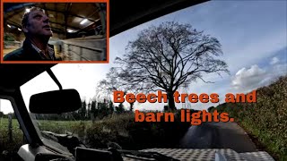 13/11/25  Beech trees and barn lights!