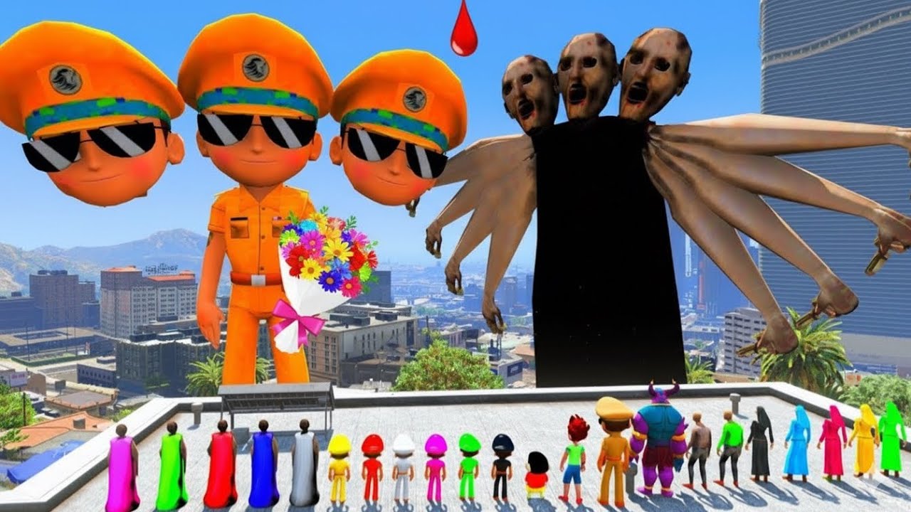 LITTLE SINGHAM WITH SHIVA KICKO SHINCHAN FOUND BIGGEST EVER KICKO IN GTA 5 #65