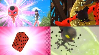 TODAS LAS VECES QUE TIKKI Y PLAGG HAN UTILIZADO SUS PODERES - Miraculous Ladybug