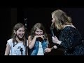 adele hilariously freaks out after recognizing fan onstage