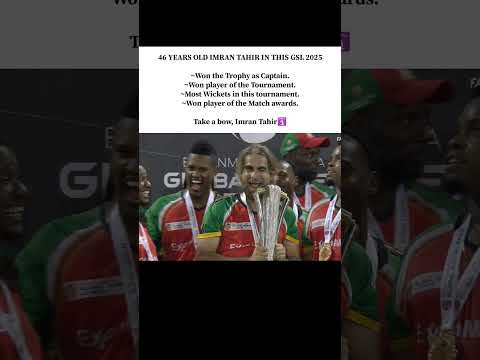 Unreal Aura Of Imran Tahir Shorts Shortvideo