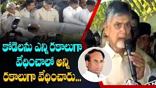కోడెలను ఎన్ని రకాలుగా వేధించాలో అన్ని రకాలుగా వేధించారు : Chandrababu | ABN Telugu