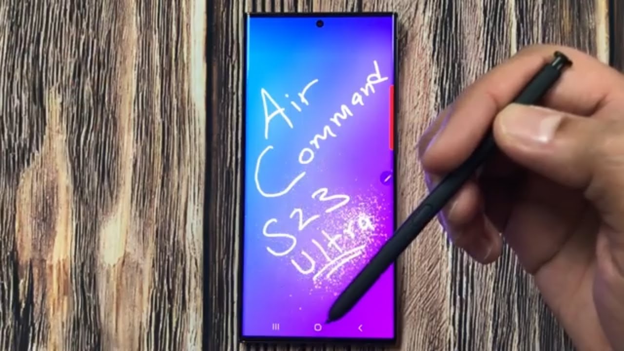 Samsung S23 Ultra: Top 10 Air Command Features - Best S-Pen Shortcuts ...