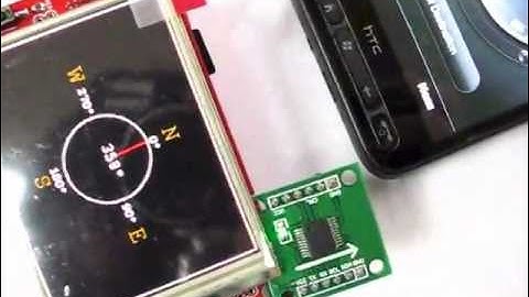 HMC1022 Compass on the PIC32 BASIC OLED Screen