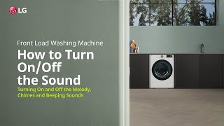 LG Washer : How to Turn On/Off the Sound | LG Resimi