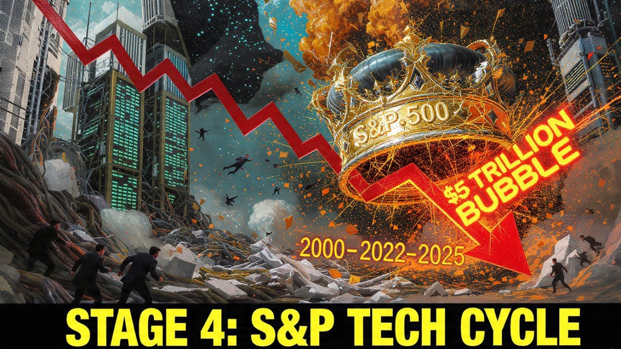 The 5-Stage Tech Bubble Cycle: 2000, 2022, and Why S&P500 Is Now in Stage 4