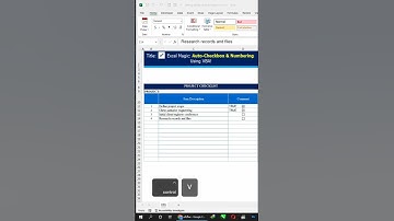 ✅ Excel Magic: Auto-Checkbox & Numbering Using VBA!