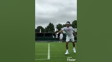 Roger Federer return backhand in Slow Motion