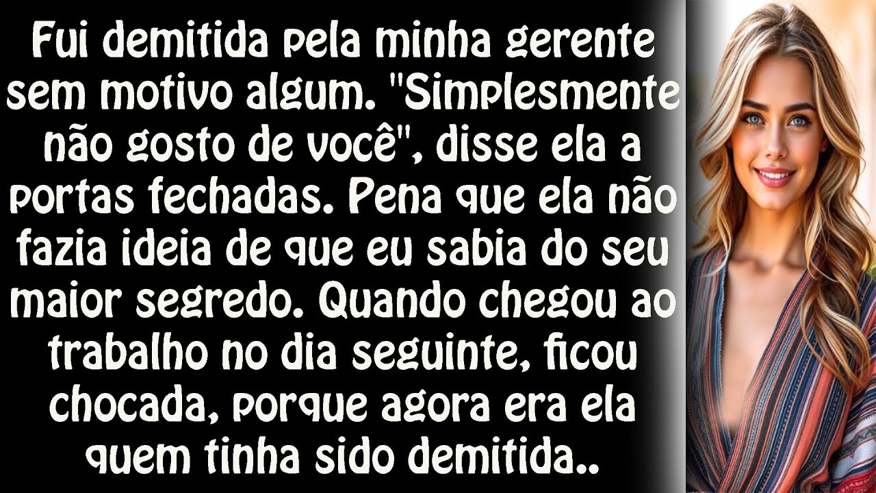 Demitida sem motivo… O segredo oculto da minha gerente a expôs.