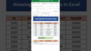 Excel का FILTER Formula देखकर दिमाग हिल जाएगा! 🤯”