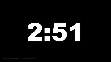 2 minutes 51 seconds [171 secs] clock timer countdown || Alarm Focus