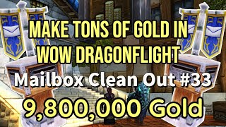 Make Tons Of Gold In WOW Dragonflight With Professions Gathering And More Mailbox Opening 33