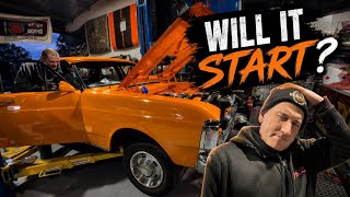 First Fire up on the 1971 XY Gt build