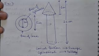 Example 3| Chapter 13| Surface areas and volume | Class10 Profile