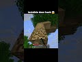 NO MORE ZOMBIES ENTERING 🤯 #minecraft #shorts