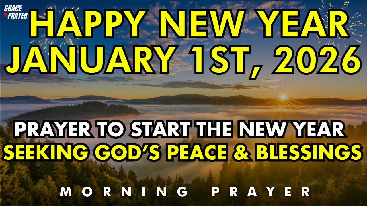 January 1, 2026 | Powerful Prayer to Start the New Year Seeking God’s Peace & Blessings