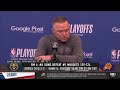 Michael Malone Postgame Interview | Denver Nuggets lose to Phoenix Suns 129-124