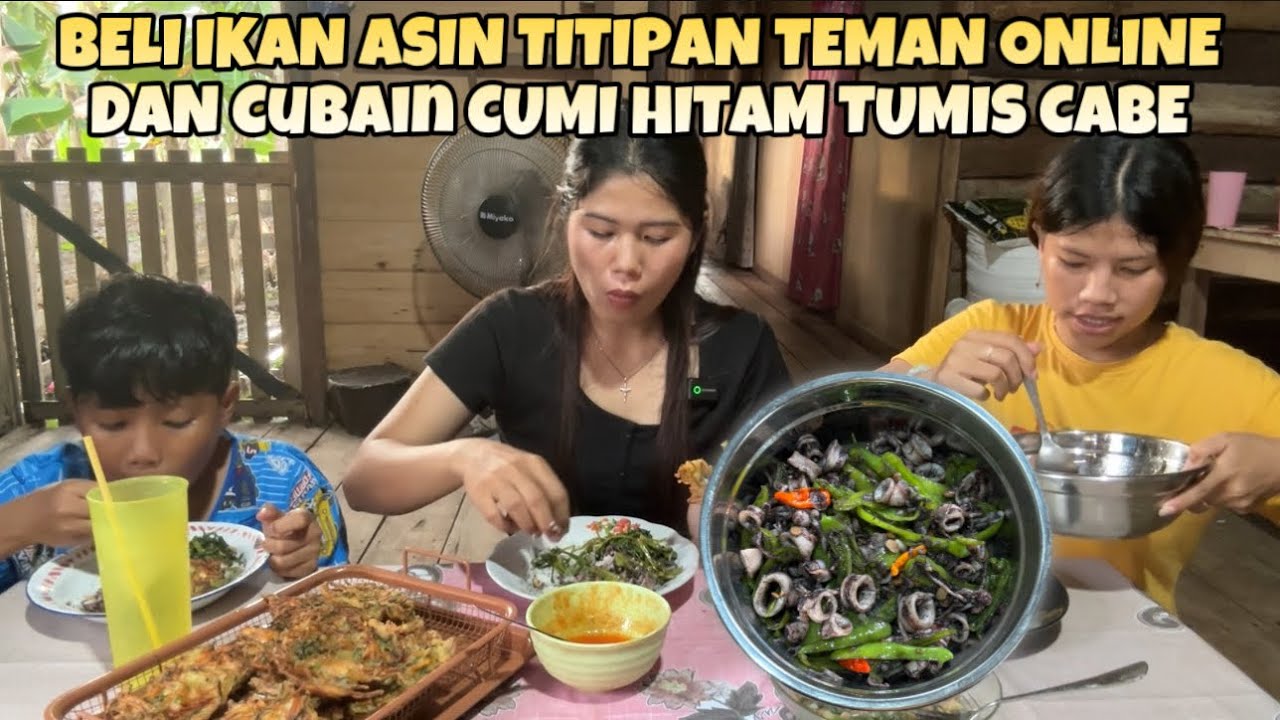 MASAK CUMI HITAM TUMIS CABE DAN BIKIN BAKWAN SAYUR