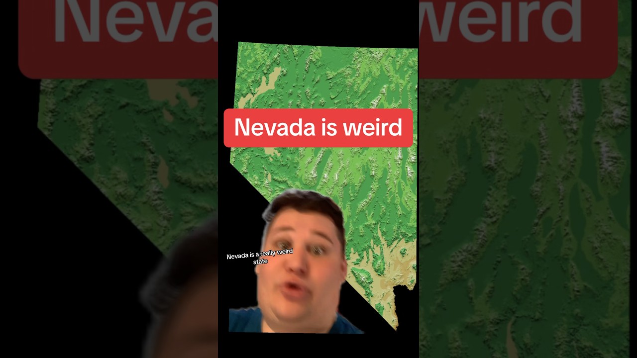 NEVADA IS WEIRD #history #usa #america #map #geography #maps #mapping #nevada #lasvegas #clarkcounty