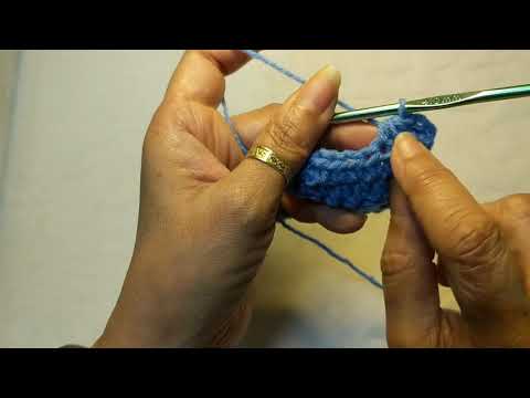 HOW TO WORK A HALF DOUBLE CROCHET 2-tog (hdc 2-tog) using U.S method