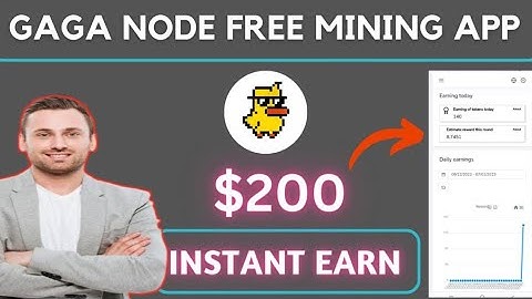 Gaga Node Mining App || Free Mining App || How to Earn Money Online in Pakistan