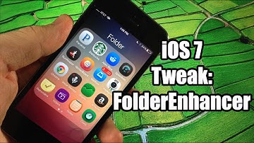 iOS 7 Jailbreak Tweak - FolderEnhancer