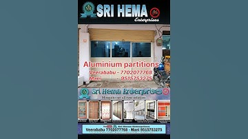 Aluminium office partition #hyderabad #office #partition #shorts #viral