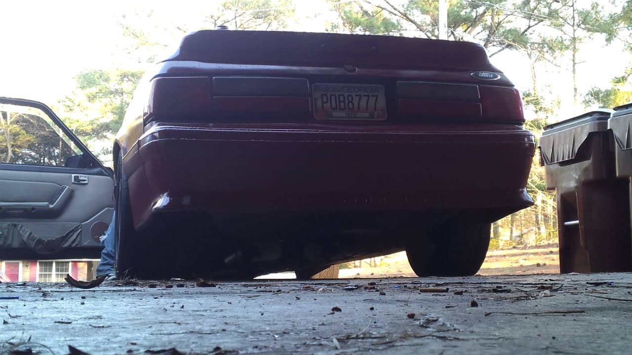 91 lx mustang 5.0 - YouTube