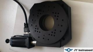 Motorized Rotary Stage Demo | Motorized Rotation Stage Test | JY Turntable by Beijing JY Instrument