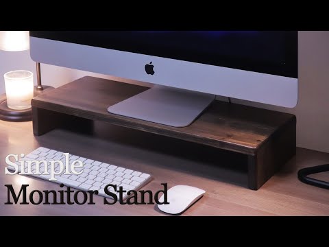 모니터받침대 만들기 Monitor Stand Woodworking