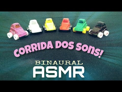 [ASMR Binaural] Corrida dos sons 2.0 (agora com sons de objetos)