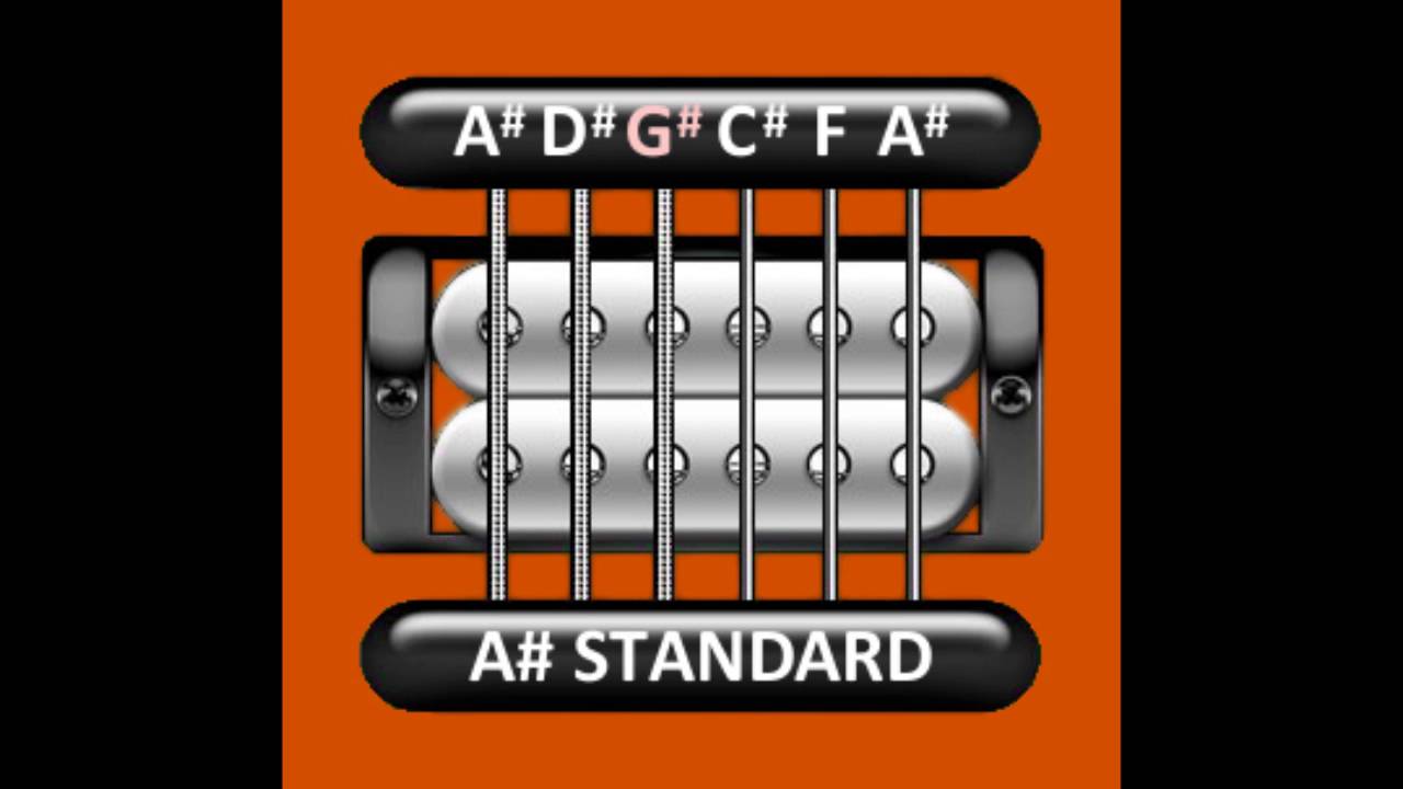 Perfect Guitar Tuner A Bb Standard A D G C F A Youtube
