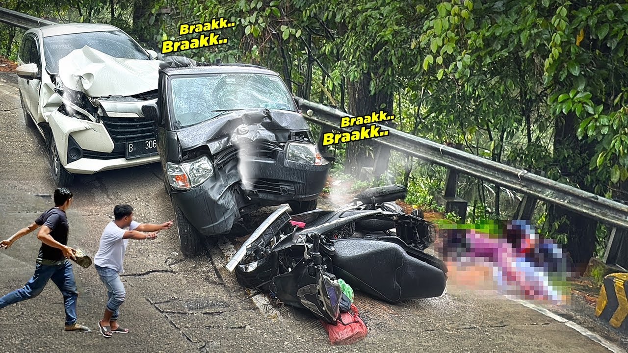 MERINDING !!! SITINJAU LAUIK KEMBALI MAKAN K0RBAN, Insiden Beruntun Libatkan 3 Kendaraan Sekaligus