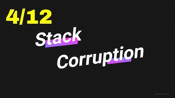 Stack Memory Part4 - Stack Corruption || Operating Systems || Linux || Memory Management in Linux