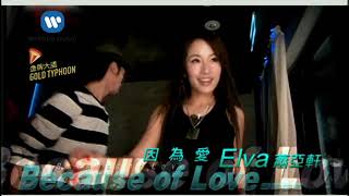 Video thumbnail of "蕭亞軒 Elva Hsiao - 因為愛 Because Of Love (官方完整KARAOKE版MV)"