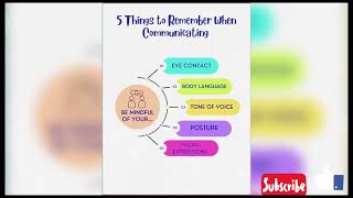 5 Things to remember when communicating