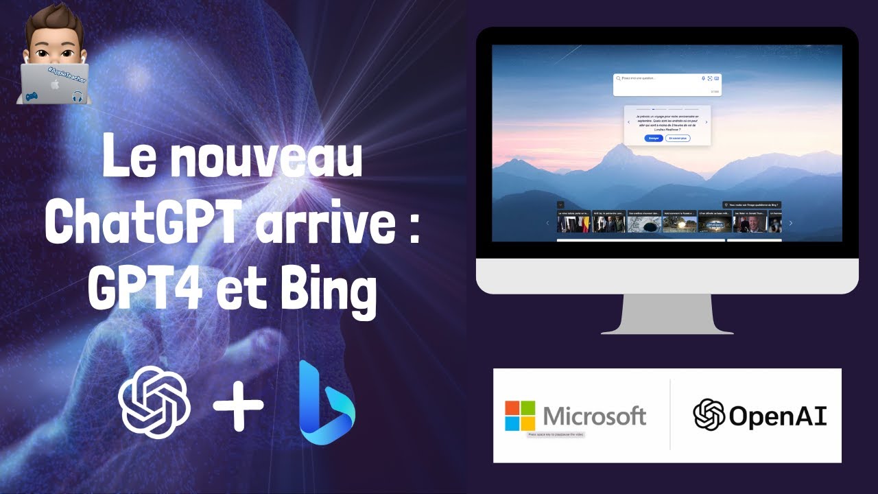 Chatgb Le nouveau ChatGPT arrive : GPT4 et Bing - YouTube