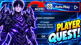 How To AutoPlay Transcendent Sung Jin Woo Player Quest | Anime Vanguards  screenshot 2