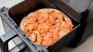 Skinless and Boneless Chicken Thighs in Air Fryer More Flavor more PROTEIN less 