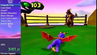 Spyro ETD 100% Speedrun in 3:20:26!!