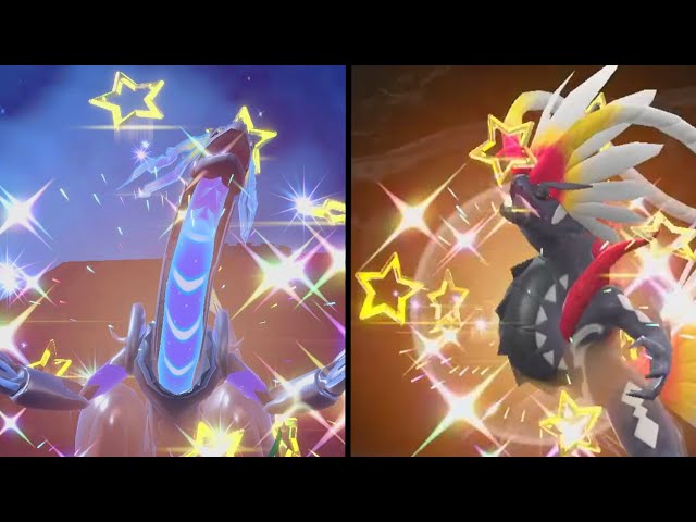 Pokemon Scarlet and Violet Fan Designs Their Own Shiny Versions of Koraidon  and Miraidon