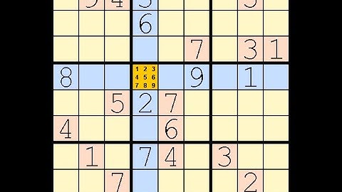 How to Solve New York Times Sudoku Hard  August 23, 2023